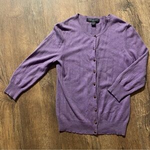 Vtg express silk cashmere cardigan